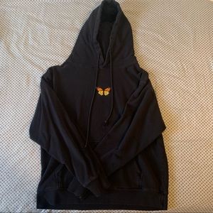 black butterfly hoodie